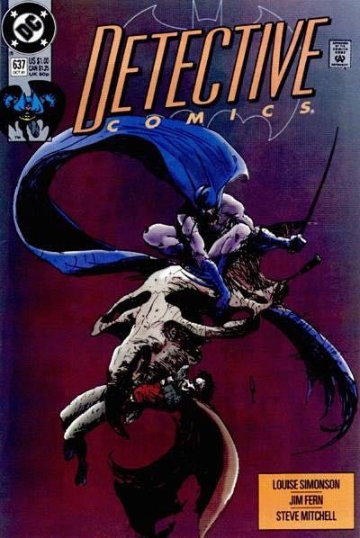 Detective Comics, Vol. 1 Control Freak |  Issue#637A | Year:1991 | Series: Detective Comics | Pub: DC Comics