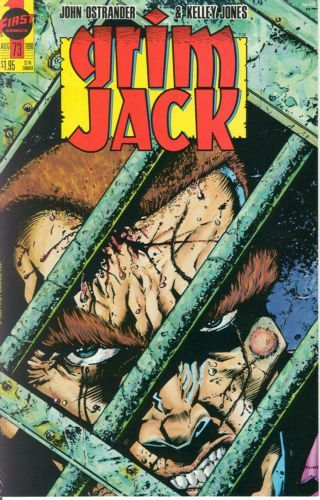 Grimjack Caged Heat |  Issue#73 | Year:1990 | Series: Grimjack | Pub: First Comics