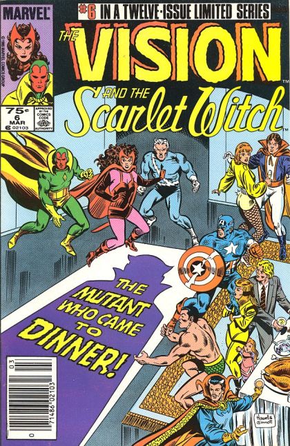 Vision and the Scarlet Witch, Vol. 2 No Strings Attached! |  Issue#6B | Year:1986 | Series: Vision and Scarlet Witch |  Newsstand Edition