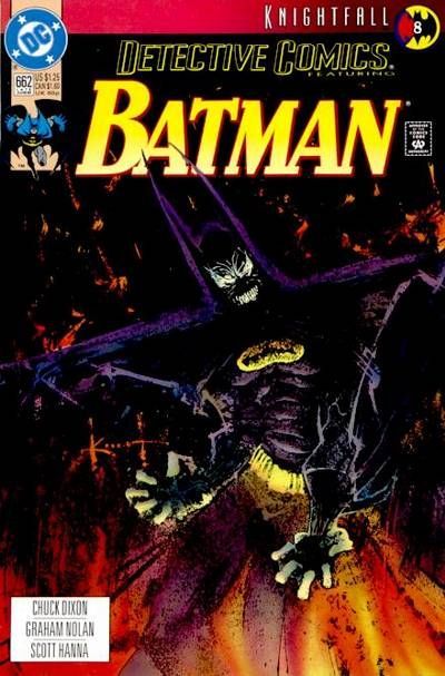 Detective Comics, Vol. 1 Knightfall - Part 8: Burning Questions |  Issue#662A | Year:1993 | Series: Detective Comics | Direct Edition