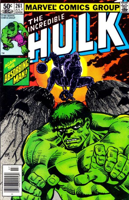 The Incredible Hulk  |  Issue#261B | Year:1981 | Series: Hulk | Pub: Marvel Comics | Newsstand Edition