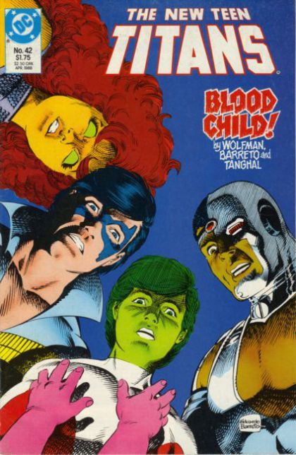 The New Teen Titans, Vol. 2 Child Of Blood |  Issue#42 | Year:1988 | Series: Teen Titans | Pub: DC Comics
