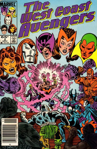 (Damaged Comic Readable/Acceptable Condtion)  The West Coast Avengers, Vol. 2 Sons! |  Issue#2B | Year:1985 | Series:  | Pub: Marvel Comics