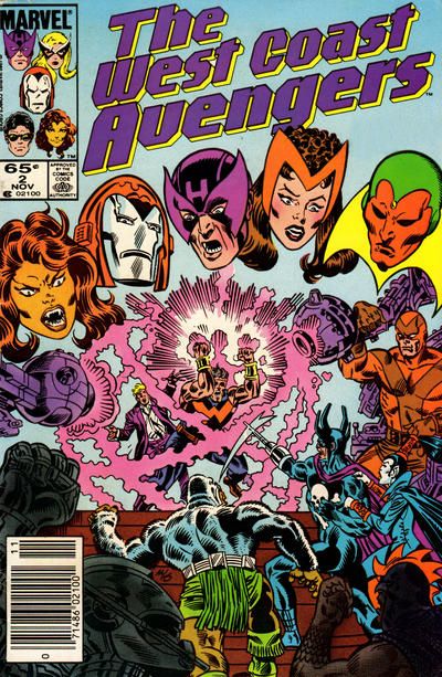 (Damaged Comic Readable/Acceptable Condtion)  The West Coast Avengers, Vol. 2 Sons! |  Issue
