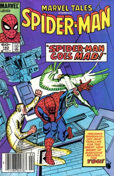 Marvel Tales, Vol. 2 Spider-Man Goes Mad |  Issue#162B | Year:1983 | Series: Spider-Man | Pub: Marvel Comics