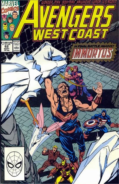 The West Coast Avengers, Vol. 2 The Witching Hour! |  Issue#62A | Year:1990 | Series:  |
