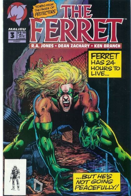 The Ferret, Vol. 2 Countdown To Oblivion |  Issue#3A | Year:1993 | Series: The Ferret | Pub: Malibu Comics |