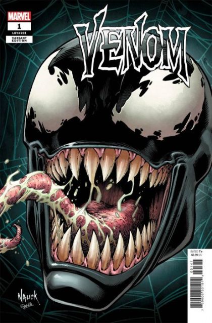 Venom, Vol. 5  |  Issue#1D | Year:2021 | Series: Venom | Pub: Marvel Comics | Todd Nauck Headshot Variant