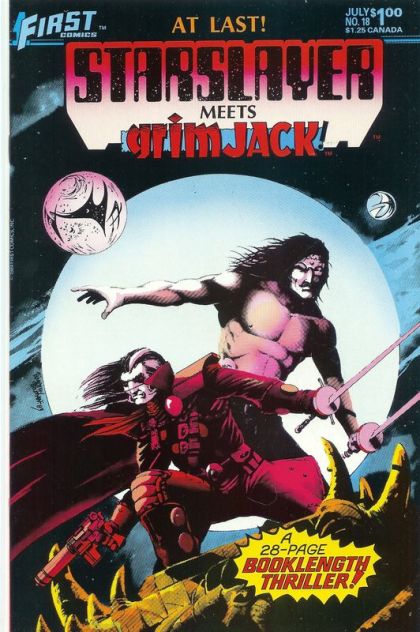 Starslayer, Vol. 1 Blood And Thunder |  Issue#18 | Year:1984 | Series: Starslayer | Pub: First Comics