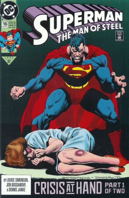 Superman: The Man of Steel Crisis at Hand - Hard Knocks |  Issue#16A | Year:1992 | Series: Superman | Pub: DC Comics