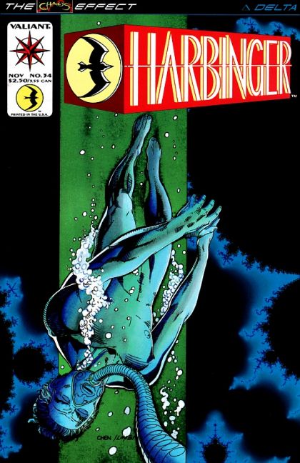 Harbinger, Vol. 1 The Chaos Effect - Delta, The Gathering, Part 1 |  Issue#34 | Year:1994 | Series: Harbinger | Pub: Valiant Entertainment