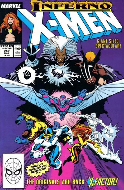 Uncanny X-Men, Vol. 1 Inferno - Part 3: Burn! |  Issue#242A | Year:1988 | Series: X-Men |