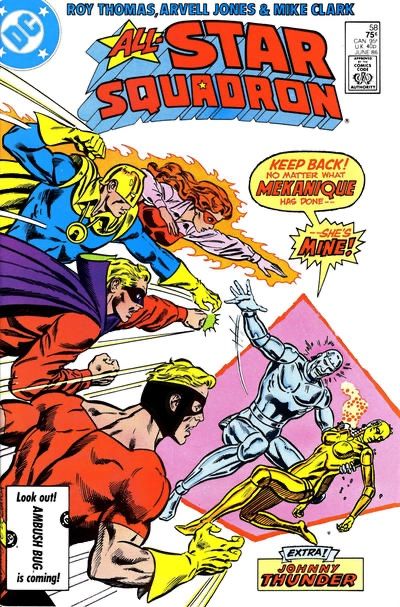 All-Star Squadron Crisis On Infinite Earths - I Sing the Body Robotic / Shanghaied Into Hyperspace - Interlude Seven |  Issue#58A | Year:1986 | Series:  |
