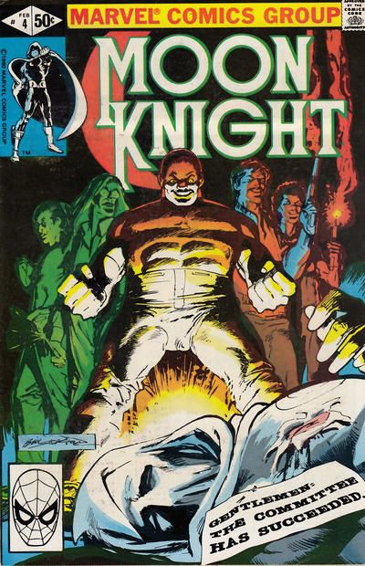 Moon Knight, Vol. 1 A Committee of 5 |  Issue#4A | Year:1981 | Series: Moon Knight | Pub: Marvel Comics