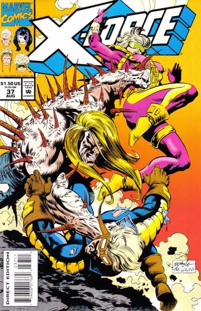 X-Force, Vol. 1 Young And The Restless |  Issue#37A | Year:1994 | Series: X-Force | Pub: Marvel Comics
