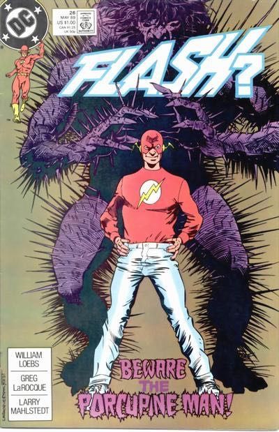 Flash, Vol. 2 The Porcupine Man |  Issue#26A | Year:1989 | Series: Flash | Pub: DC Comics