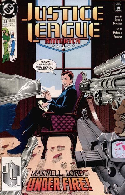 Justice League / International / America Maximum Force |  Issue#41A | Year:1990 | Series: Justice League | Pub: DC Comics
