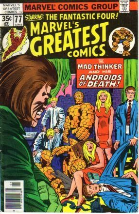 Marvel's Greatest Comics The Mad Thinker And His Androids Of Death! |  Issue#77 | Year:1978 | Series:  | Pub: Marvel Comics |