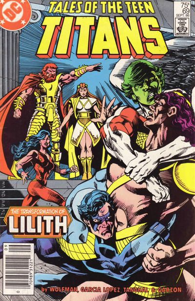 Tales of the Teen Titans Love Story, pt 1 |  Issue#69B | Year:1986 | Series: Teen Titans |