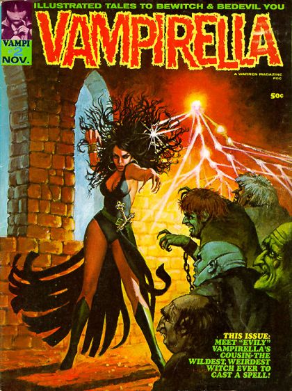 Vampirella, Vol. 1 Vampi's Feary Tales: The Bride Of Frankenstein, Evily, Montezuma's Monster, Vampirella: Down To Earth!, Queen Of Horror!, The Octopus, Rhapsody In Red! |  Issue#2 | Year:1969 | Series: Vampirella | Pub: Warren