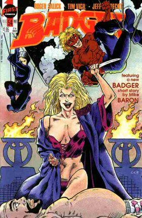 Badger, Vol. 1 Behind the Black Door, Part 2 |  Issue#54 | Year:1989 | Series:  | Pub: First Comics