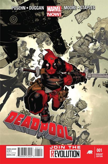 Deadpool, Vol. 4 In Wade We Trust |  Issue#1B | Year:2012 | Series: Deadpool | Pub: Marvel Comics