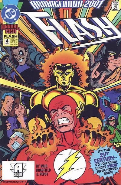 Flash, Vol. 2 Annual Armageddon 2001 - Family Business |  Issue#4A | Year:1991 | Series: Flash | Pub: DC Comics