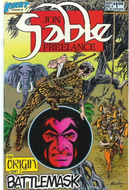 Jon Sable, Freelance The Origin: Part 2 |  Issue#4 | Year:1983 | Series: Jon Sable | Pub: First Comics