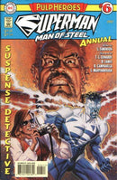 Superman: The Man of Steel Annual Pulp Heroes - Pierced |  Issue