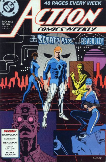 Action Comics, Vol. 1 Mind Over Matter / Out of the Frying Pan... Into the Fire / Take Us to Our Leader / Where Lurks the Evil? / The Tin Roof Club, Part 2 / Bitter Fruit, Part 4 |  Issue#612 | Year:1988 | Series:  | Pub: DC Comics |