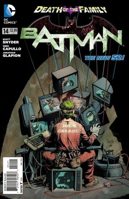 Batman, Vol. 2 Death of the Family - Funny Bones / Men of Worship |  Issue#14A | Year:2012 | Series: Batman | Pub: DC Comics | Greg Capullo Regular