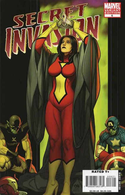 Secret Invasion, Vol. 1 Secret Invasion - Part 6 |  Issue#6B | Year:2008 | Series: Secret Invasion | Pub: Marvel Comics | Frank Cho variant 1:50 Variant Cover