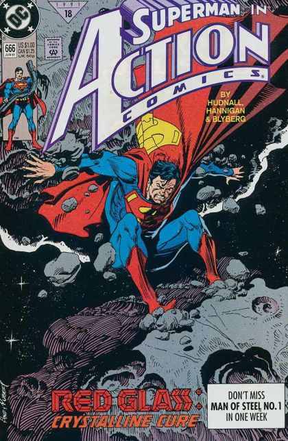 Action Comics, Vol. 1 Red Glass - Picking Up The Pieces |  Issue#666A | Year:1991 | Series:  |