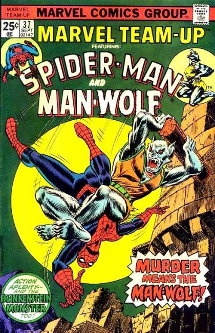 Marvel Team-Up, Vol. 1 Spider-Man And Man-Wolf: Snow Death! |  Issue#37A | Year:1975 | Series: Marvel Team-Up | Pub: Marvel Comics