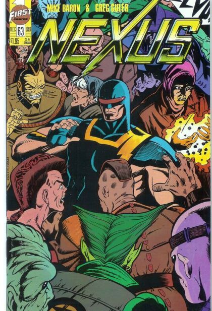 Nexus, Vol. 2 Nuclear Heart |  Issue#63 | Year:1989 | Series: Nexus | Pub: First Comics