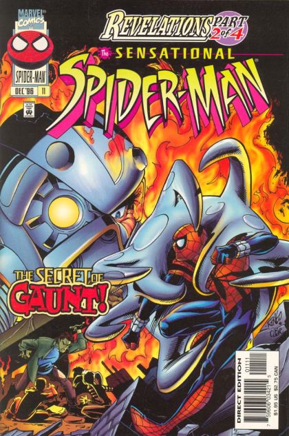 The Sensational Spider-Man, Vol. 1 Clone Saga - Revelations, Deadly Diversions |  Issue#11A | Year:1996 | Series: Spider-Man | Pub: Marvel Comics | Direct Edition