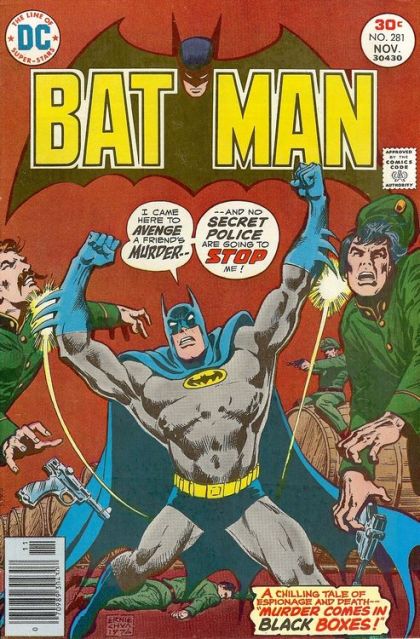 Batman, Vol. 1 "Murder Comes In Black Boxes!" |  Issue#281 | Year:1976 | Series: Batman | Pub: DC Comics |