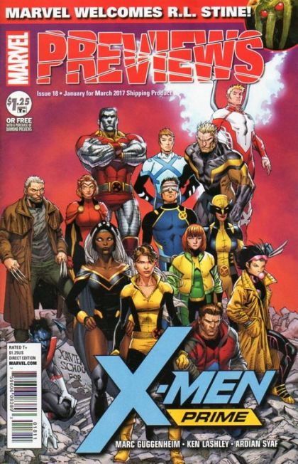 Marvel Previews, Vol. 3 X-Men Prime |  Issue#18 | Year:2016 | Series: Marvel Previews | Pub: Marvel Comics