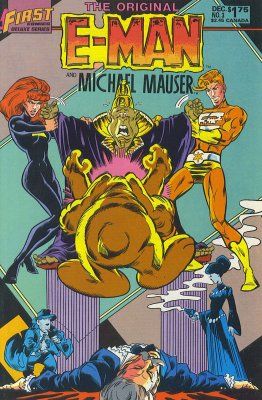 Original E-Man and Micheal Mauser City in the Sand / The Understudy |  Issue#3 | Year:1985 | Series:  | Pub: First Comics |