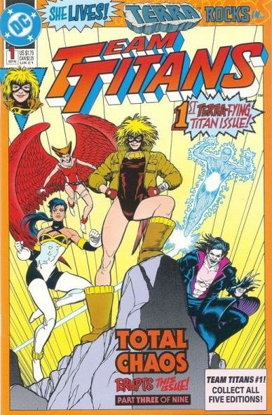 Team Titans Total Chaos - Terra / Childhood's End |  Issue#1D | Year:1992 | Series: Teen Titans | Pub: DC Comics
