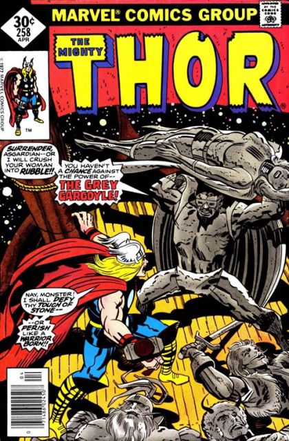 Thor If the Stars Be Made of Stone! |  Issue#258A | Year:1977 | Series: Thor | Pub: Marvel Comics