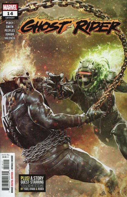 Ghost Rider, Vol. 9 Sibling Rivalry / Memories of the Tide |  Issue#14A | Year:2023 | Series: Ghost Rider | Pub: Marvel Comics