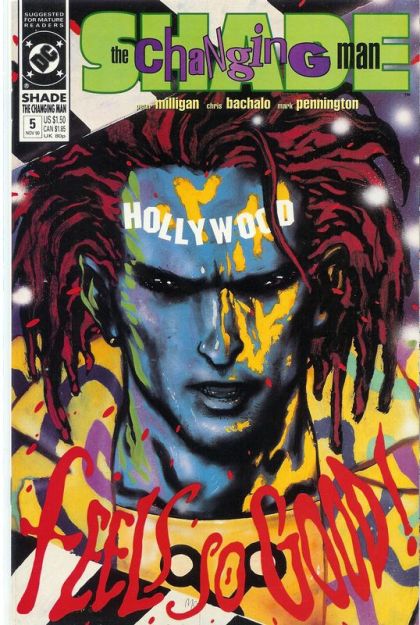 Shade the Changing Man, Vol. 2 Hollywood Babylon, Part 1 |  Issue#5 | Year:1990 | Series: Shade the Changing Man |