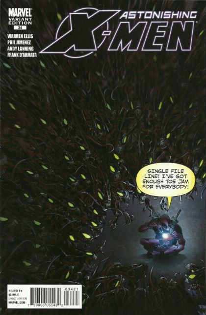 ( deadpool variant cover ) Astonishing X-Men, Vol. 3 Exogenetic, Part Four |  Issue