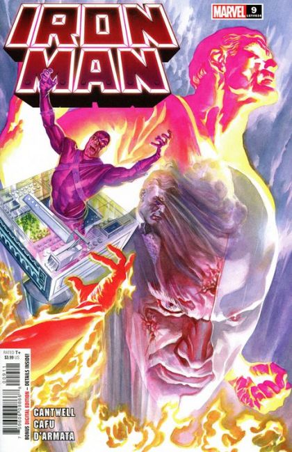 Iron Man, Vol. 6 Books Of Korvac II - Overclock, The Will of Fire |  Issue#9A | Year:2021 | Series:  | Pub: Marvel Comics | Regular Alex Ross Cover