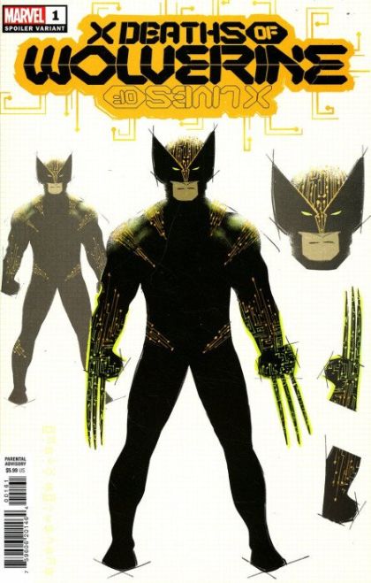 X Deaths of Wolverine  |  Issue#1F | Year:2022 | Series:  | Pub: Marvel Comics | Adam Kubert Omega Wolverine Spoiler Variant