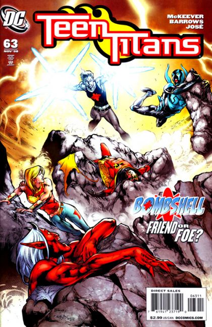 Teen Titans, Vol. 3 Pawns & Kings, Part 1: Preemptive Strike |  Issue#63A | Year:2008 | Series: Teen Titans | Pub: DC Comics