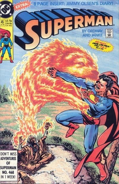 Superman, Vol. 2 Native Sons |  Issue#45A | Year:1990 | Series: Superman | Pub: DC Comics