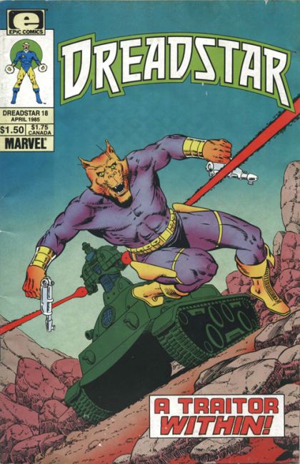 Dreadstar (Epic Comics), Vol. 1 A Traitor Within |  Issue#18 | Year:1985 | Series: Dreadstar |
