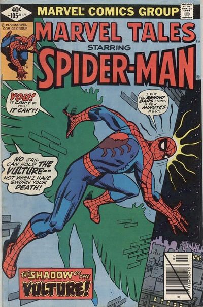 Marvel Tales, Vol. 2 The Vulture Hangs High! |  Issue#105A | Year:1979 | Series: Spider-Man | Pub: Marvel Comics |